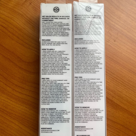 Static nails- 2 pack - Picture 4 of 4